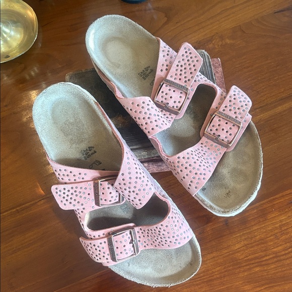 Birkenstock Pink Sandals with Metallic main image 6